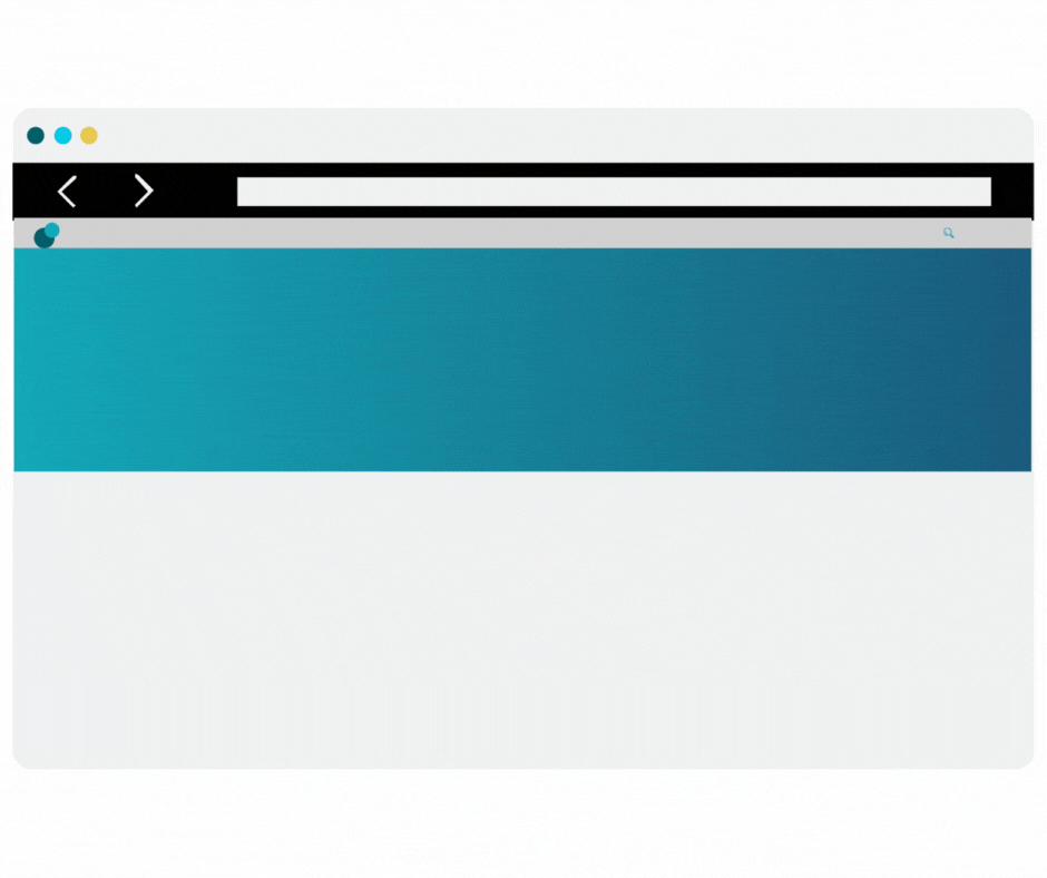 An animation of a web browser on different devices on how responsive design works.